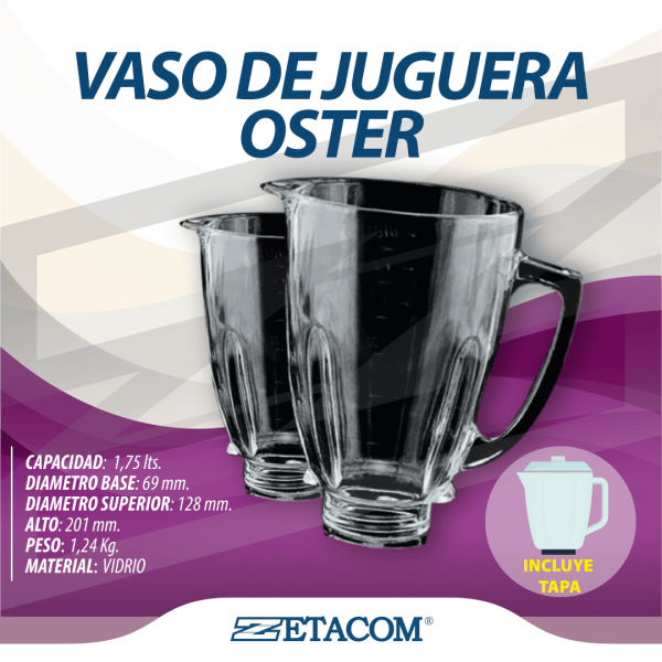 Imagen de VASO PARA LICUADORA OSTER 180.