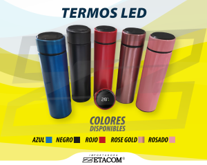 TERMO CON INDICADOR LED DE TEMPERATURA